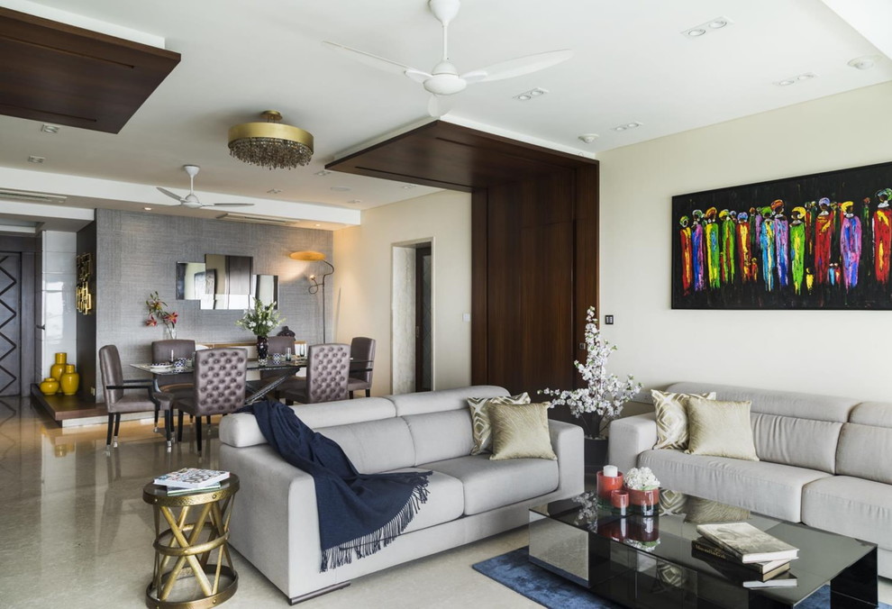 Midan Living - Modern - Living Room - Mumbai - by Baldiwala Associates