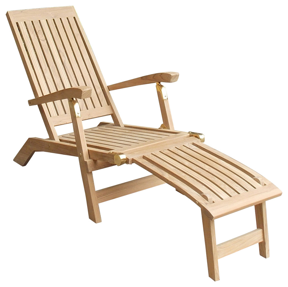 canadian deckchair teak