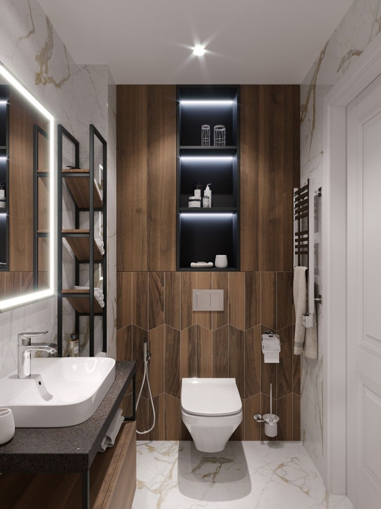 Дизайн интерьера квартиры в современном стиле в ЖК «Царская столица», 107 кв.м.