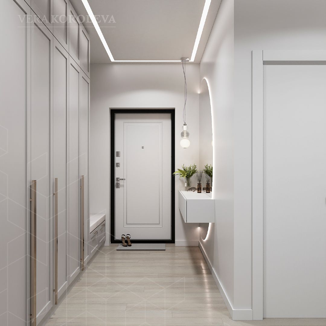 Дизайн-проект двухкомнатной квартиры в Москве в ЖК "Первый Московский"