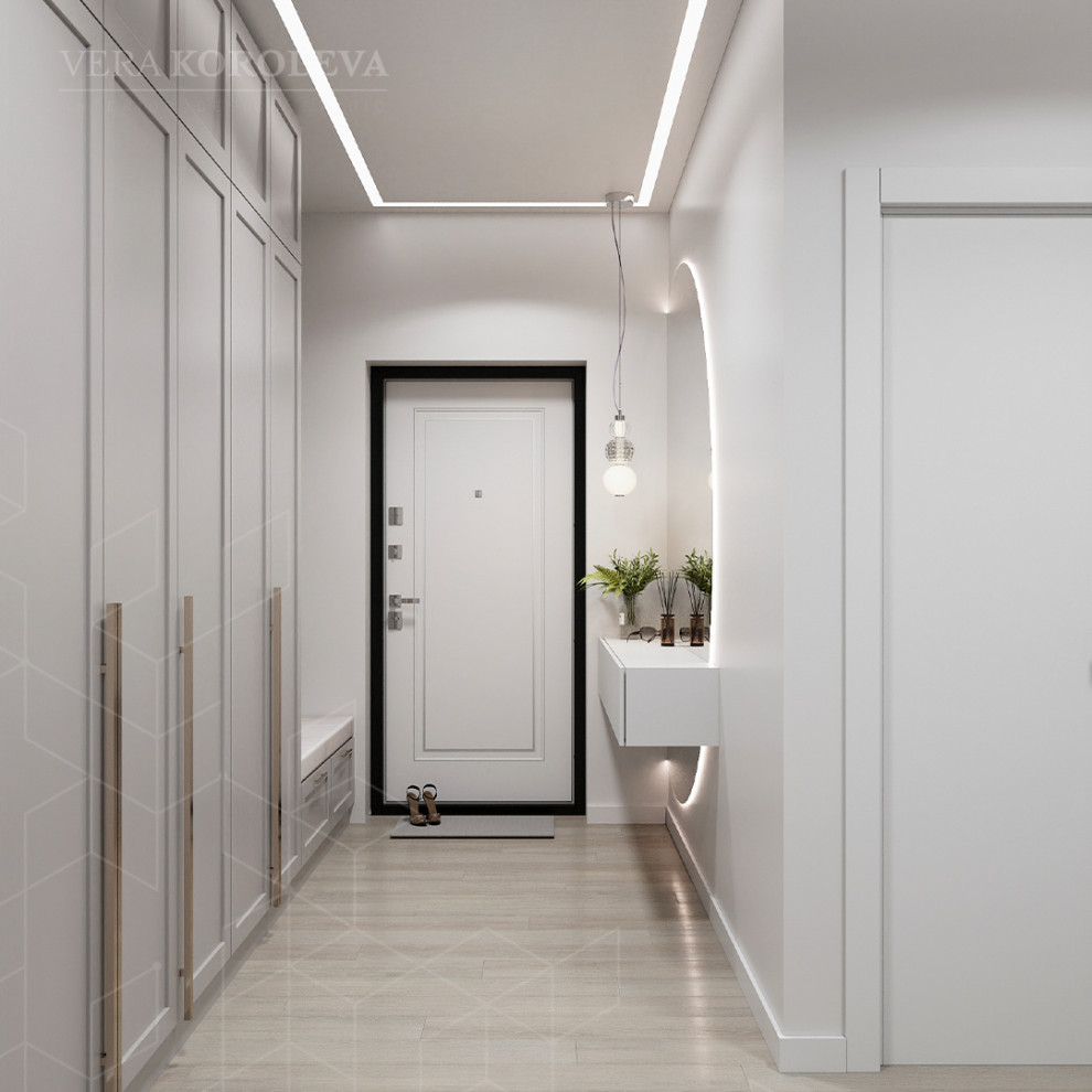 Дизайн-проект двухкомнатной квартиры в Москве в ЖК "Первый Московский"