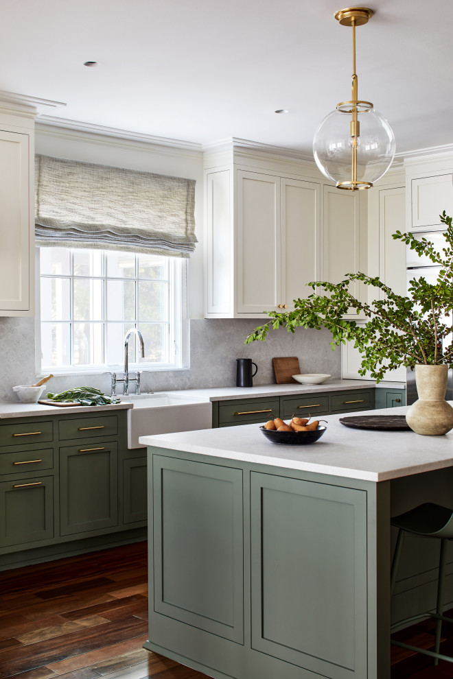 Inspiration for a transitional kitchen remodel in DC Metro
