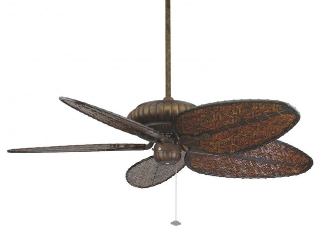 Brown Outdoor Fan Contemporary Ceiling Fans By We Got Lites