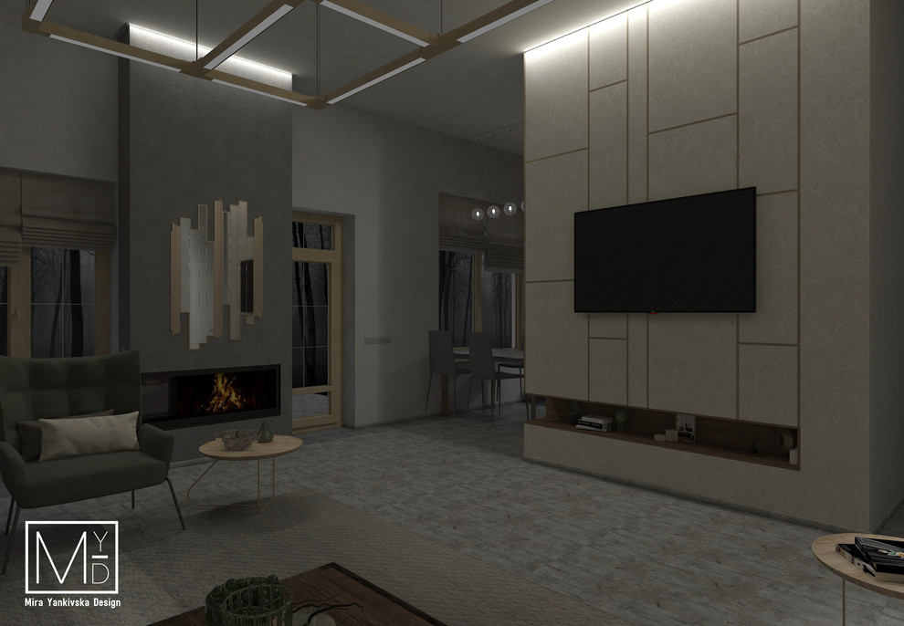 FOREST HOUSE дизайн гостиной