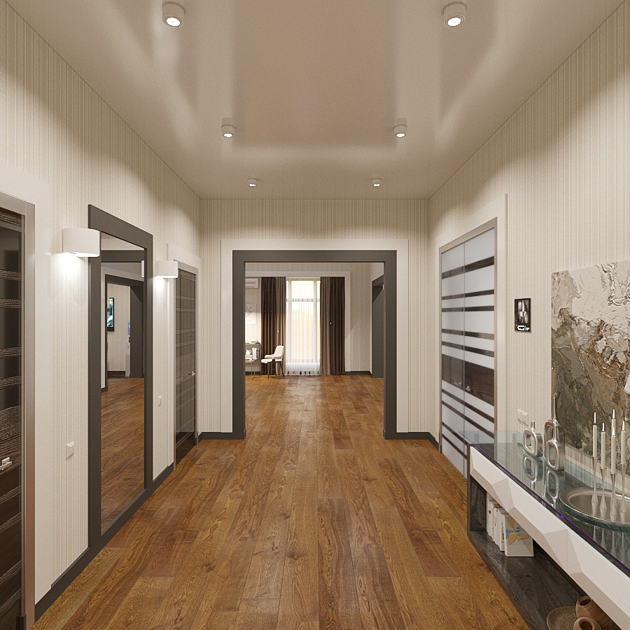 Холл. Загородный дом.