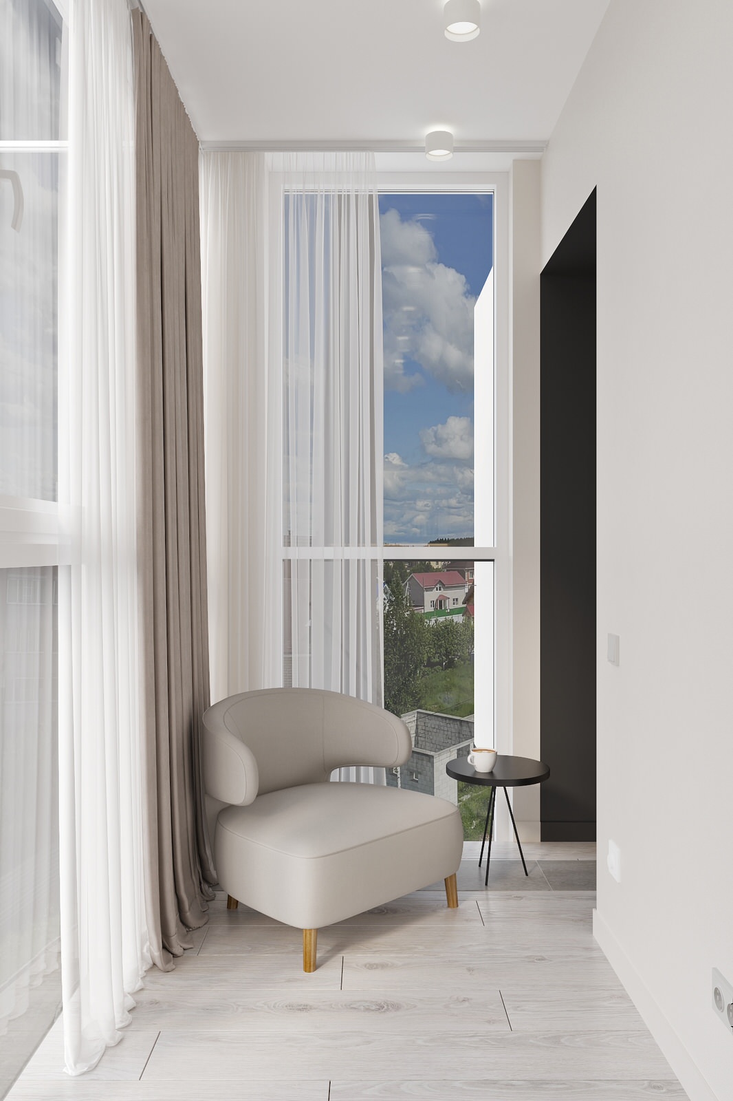 Проект квартиры, площадью 88 кв. м в п. Ганино