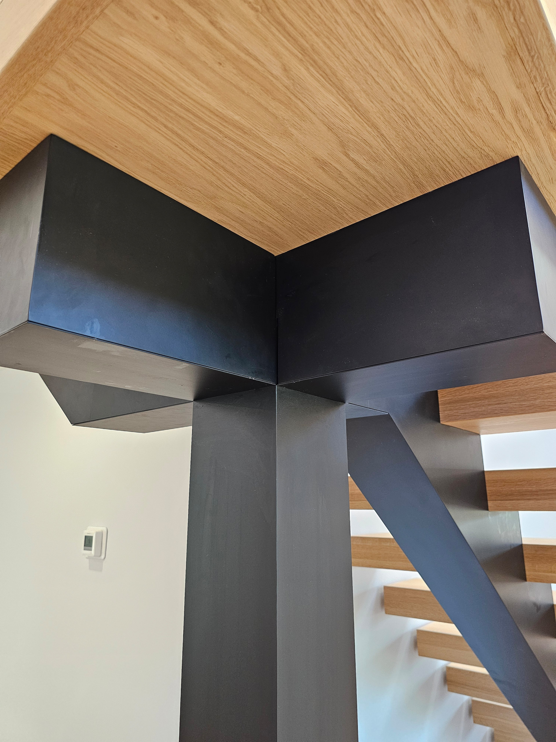 123_Modern Meets Rustic Farmhouse Staircase, Leesburg, VA 20175