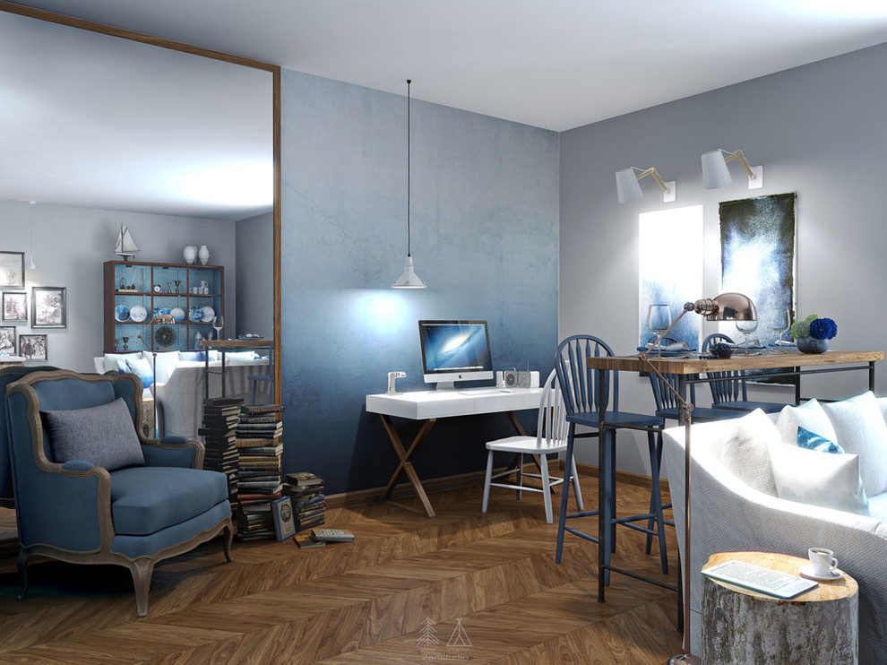 Индиго омбре