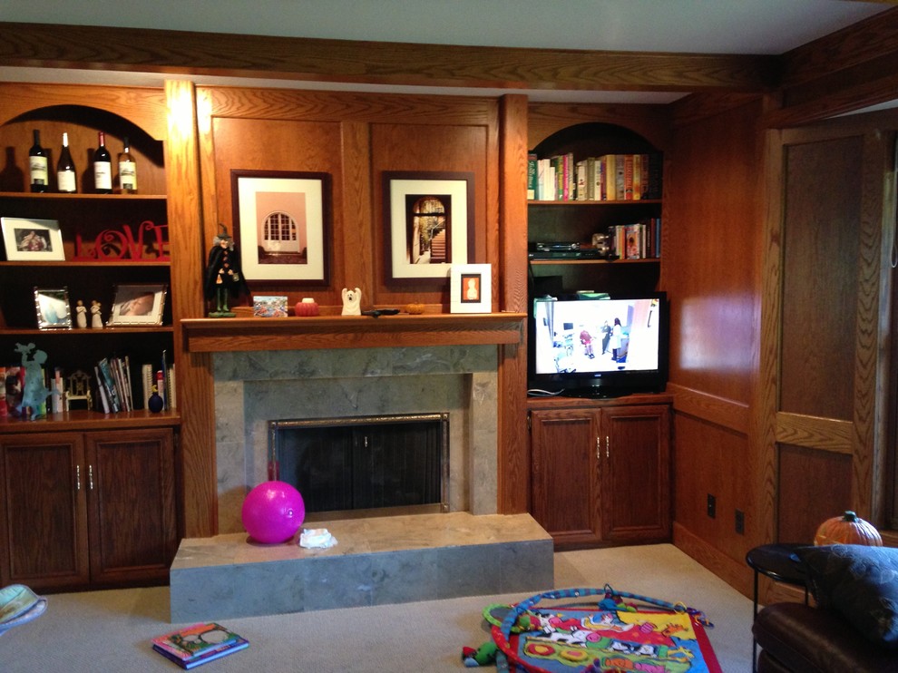 How to make oak panel living room more modern? | Houzz Forum
