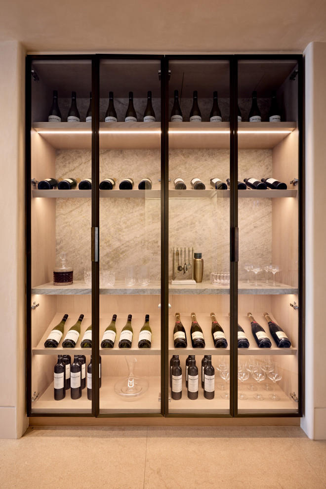 Snapshot of Textured Wallpaper Finishes For Apartment Wine Cellars