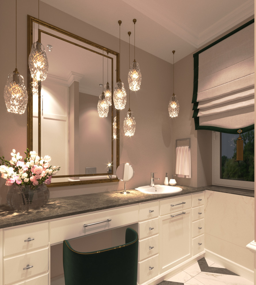 Дом 240 кв.м._ Санузел_ Современная классика