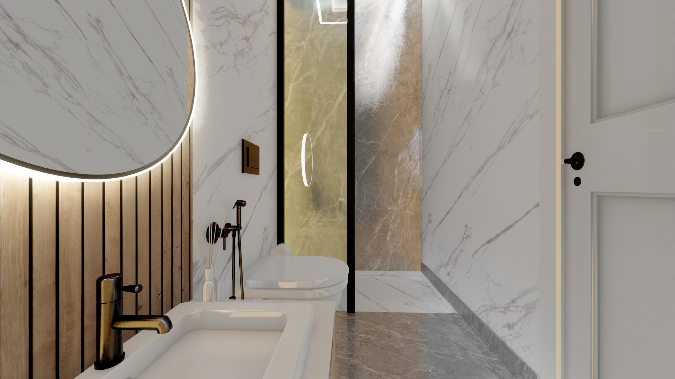 Minimal Bathroom Renovation in Barking