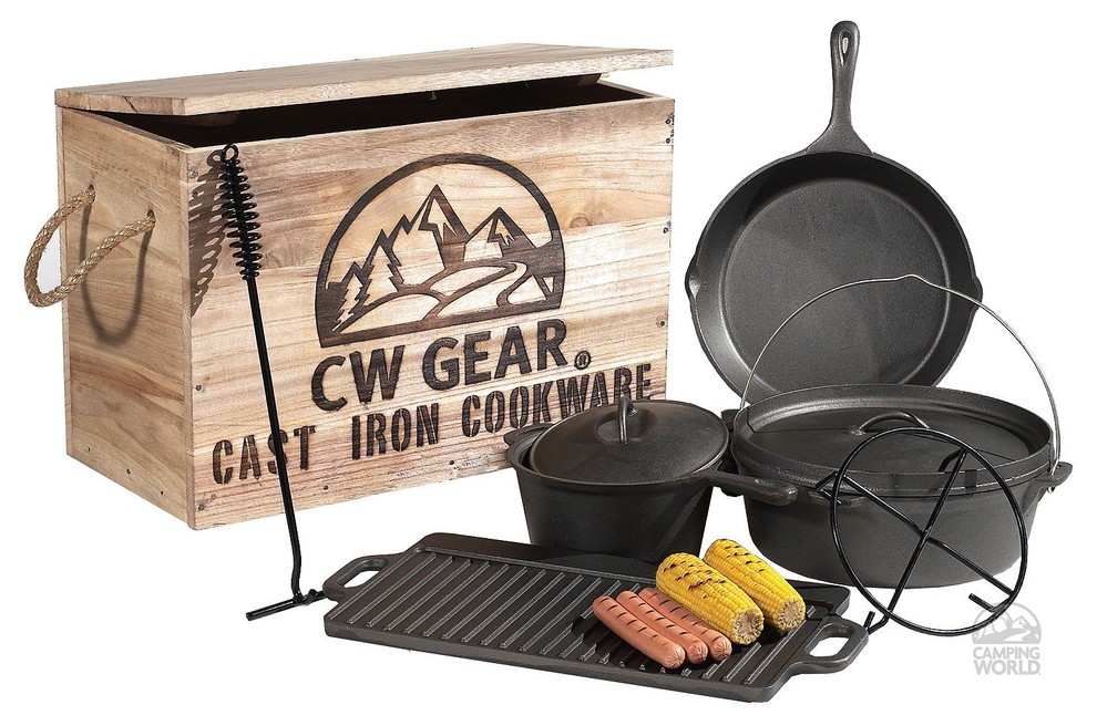 CW Gear Cast Iron Cookware Set