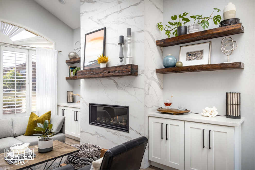 Mantel - Mushroom Wood Mantel & Matching Shelves - Dale Mantel Shelves ...