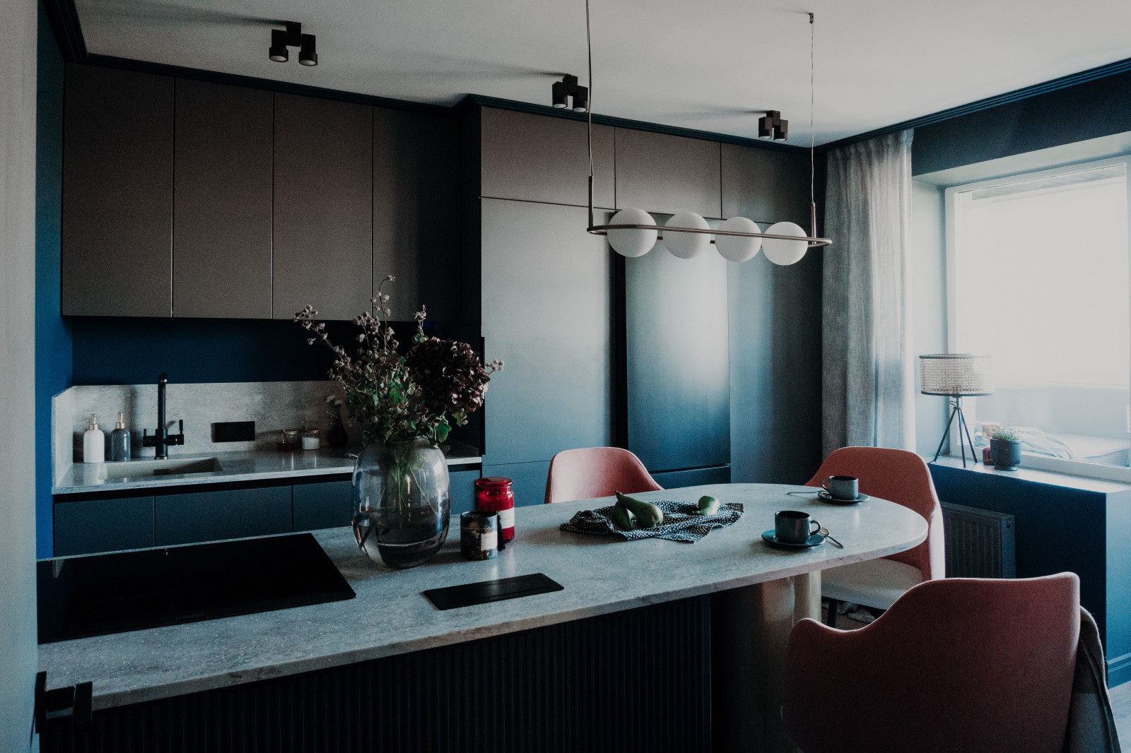 Синяя кухня в Перми