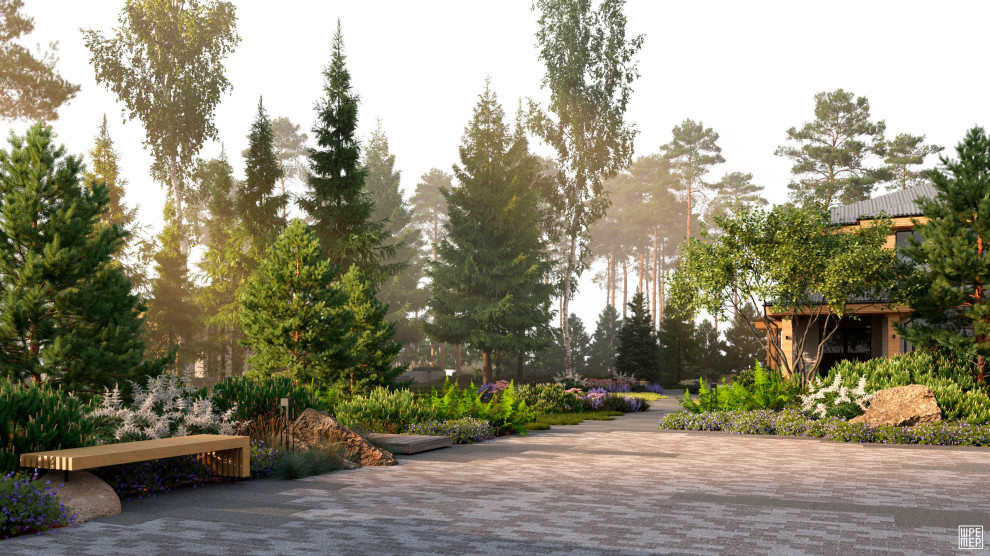 Сад в КП "Репино Парк"