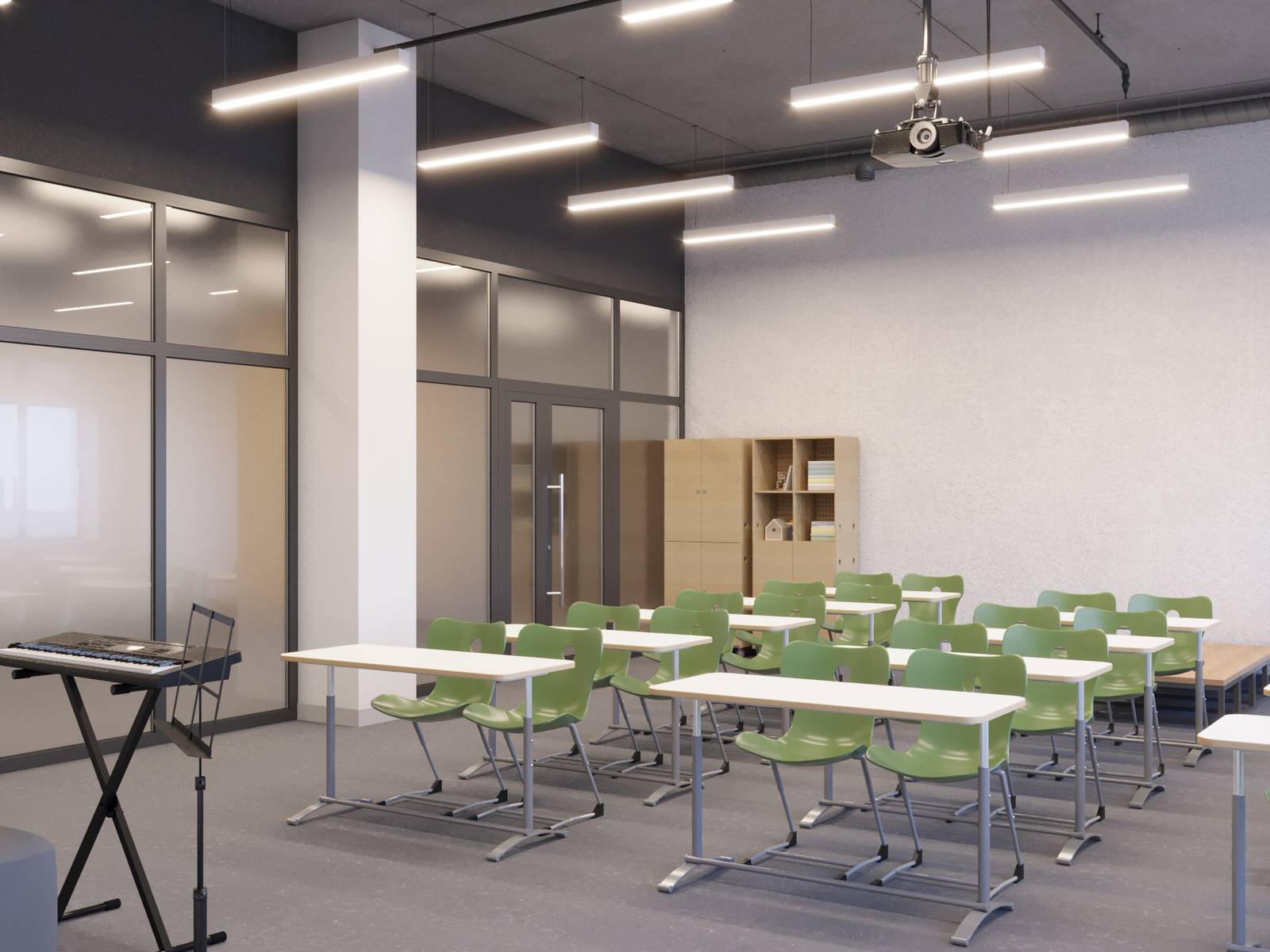 Дизайн-проект интерьеров школы на 825 мест