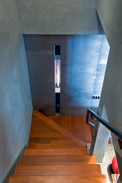 Contemporary Steel and Ipe Stair contemporary-staircase