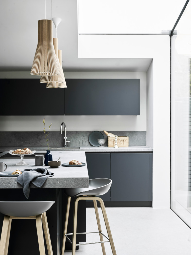 Modern kitchen in London.