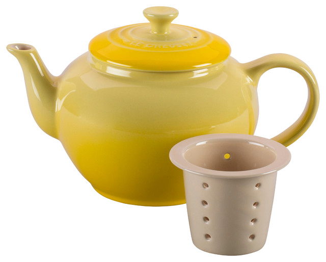 Le Creuset France Small Teapot With Infuser, 22 Oz. Teapots Houzz
