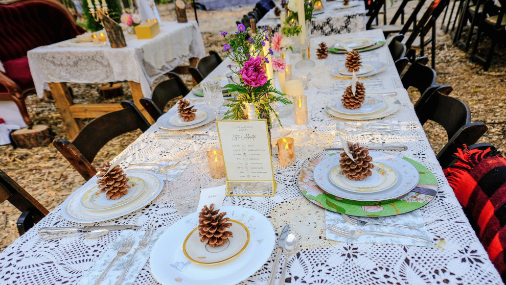 Wedding Design in the Forests of Chelan, WA