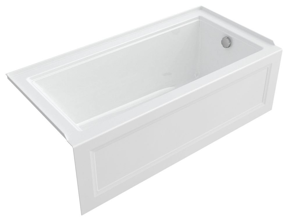 Town Square S 60x30" Bathtub, Right Drain Contemporary Bathtubs