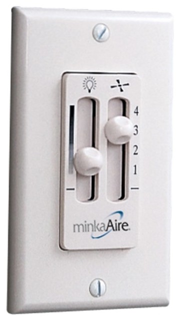 Minka-Aire 4 Speed Wall Control WC116L, White