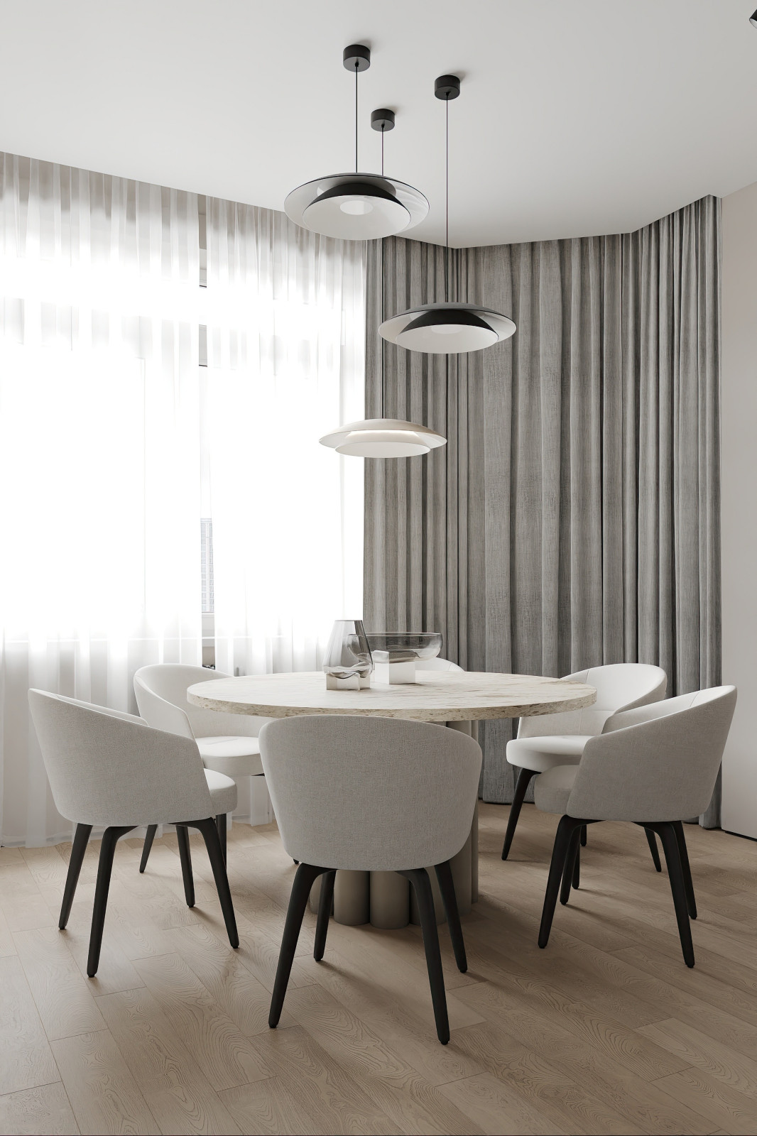 Дизайн и ремонт квартиры в ЖК Шуваловский Prima - Чёрно-белая магия