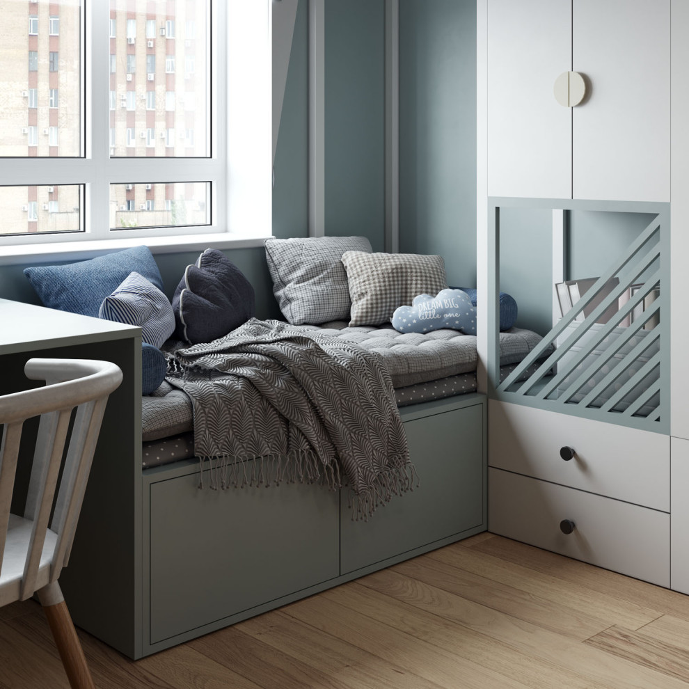 Визуализация трехкомнатной квартиры в ЖК Некрасовка