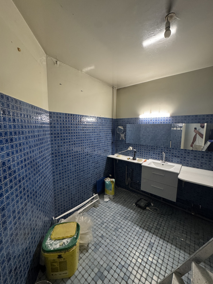 Rénovation de deux salles de bain et du salon / cuisine
