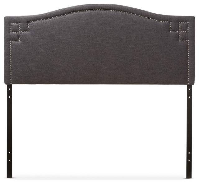 Aubrey Fabric Upholstered Headboard, Full Transitional Headboards by Baxton Studio Houzz