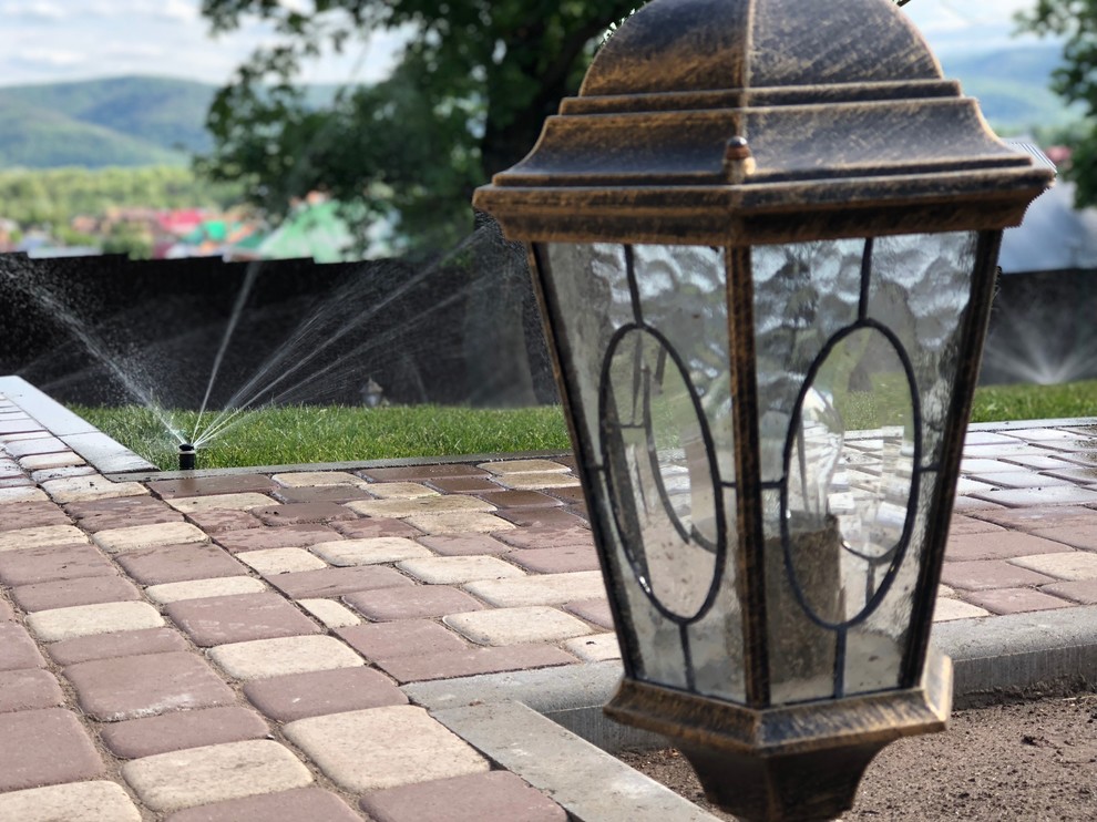 Ландшафтные работы, монтаж системы автополива с. Федоровка №2, в г. Тольятти