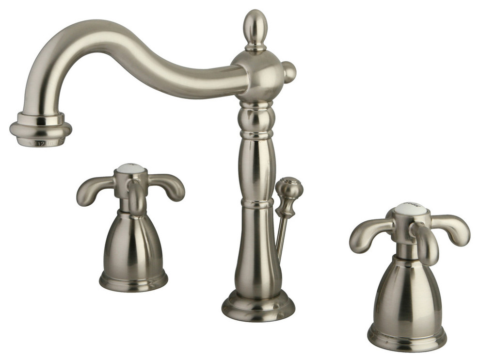 Two Handle 8" to 16" Widespread Lavatory Faucet with Retail Popup