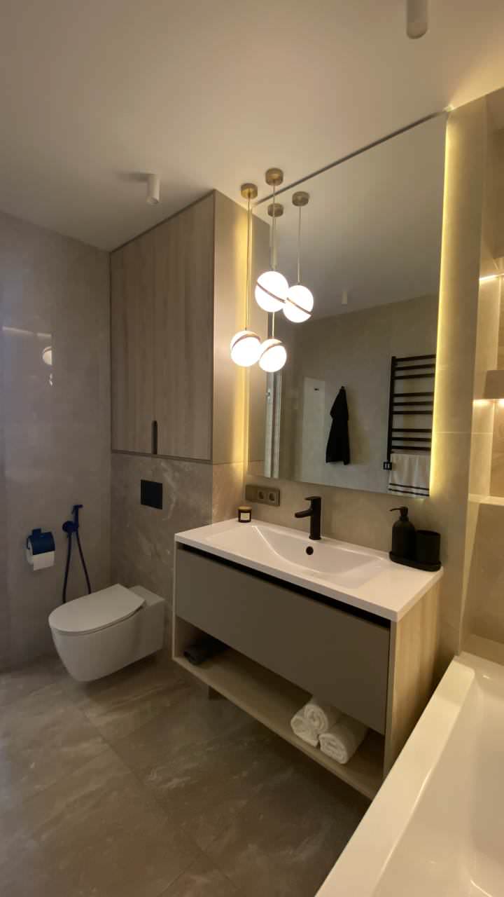 Проект трехкомнатной квартиры в Саратове. Реализация за 6 млн.