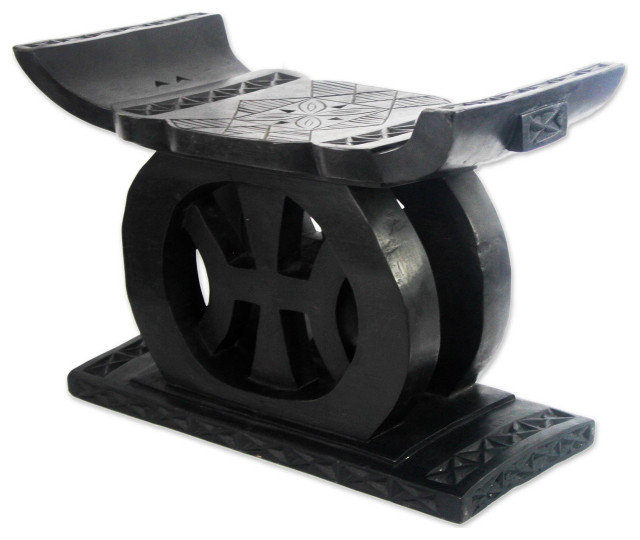 NOVICA Freedom Of Speech And Wood Throne Ottoman Traditional