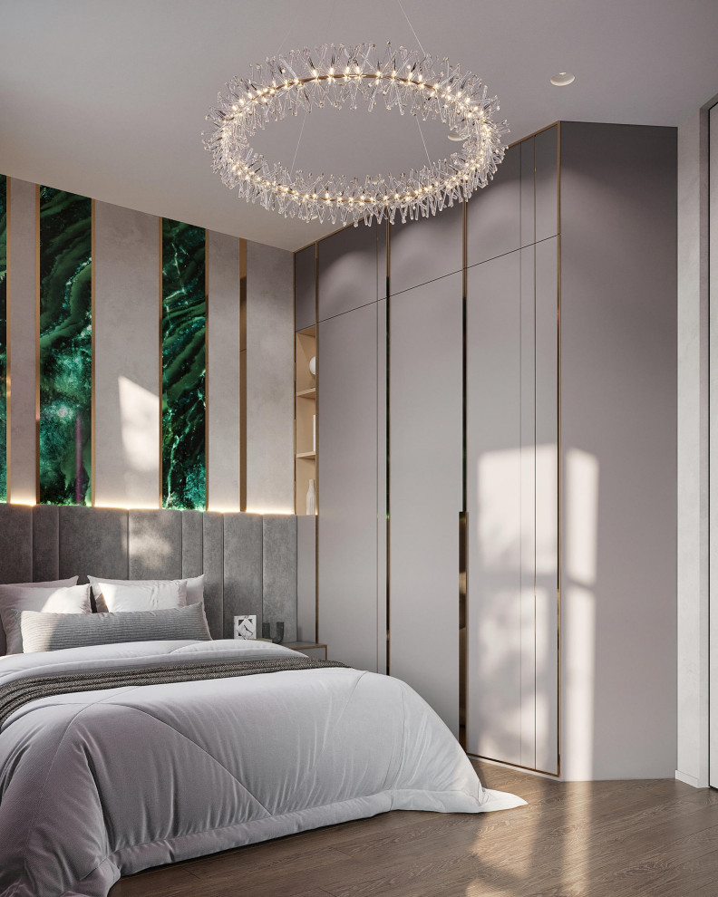 Роскошный дизайн квартиры в стиле современная классика в ЖК "Квартал Лахта парк"