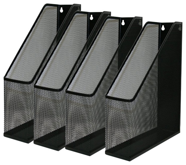 Ybm Home Black Mesh Wall Mount File Holder 12 X10 X3 4 Pack - Mesh Wall Mounted File Holder Ybm Home Black Mesh Wall Mount File Holder 12 X10 X3 4 Pack - Mesh Wall Mounted File Holder
