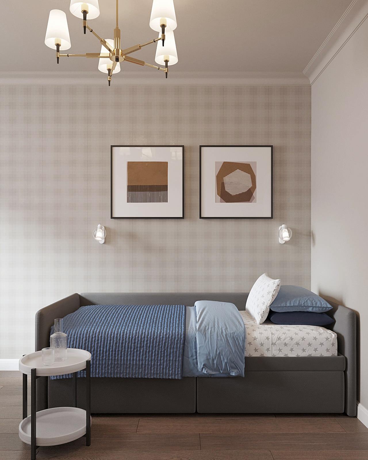 Современный интерьер с классическими элементами