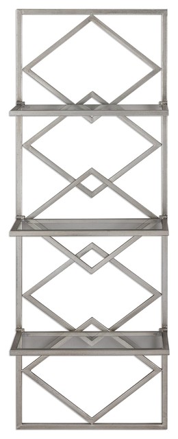 art deco silver wall