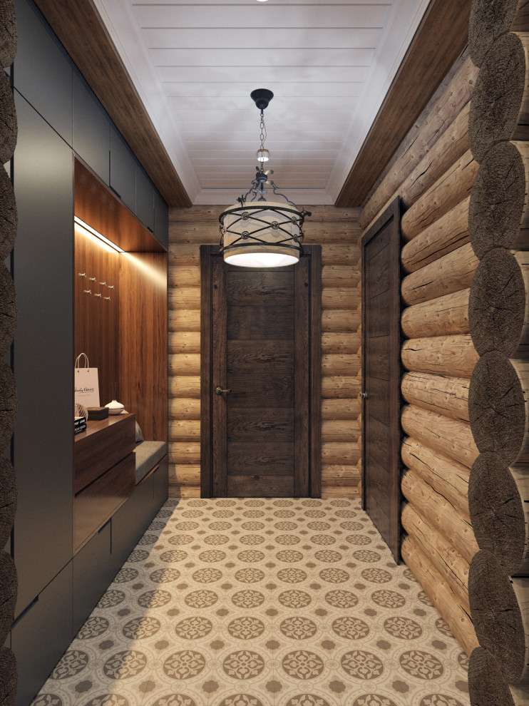 Дизайн-проект срубового дома на берегу реки Вуокса, Ленинградская область.