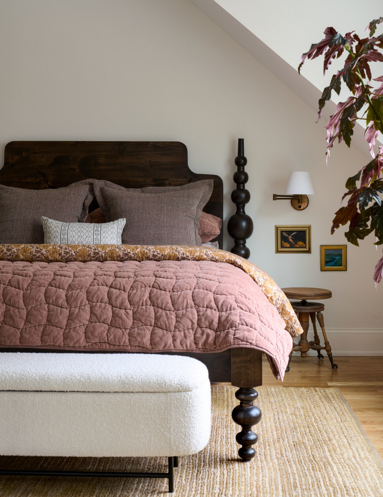 Bedroom - transitional bedroom idea in Boston