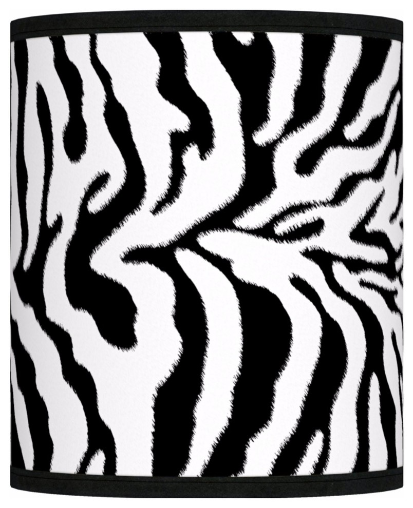 Safari Zebra Giclee Shade 10x10x12 (Spider)