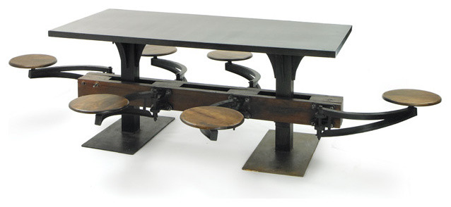 Lunchroom Industrial Table & Stools