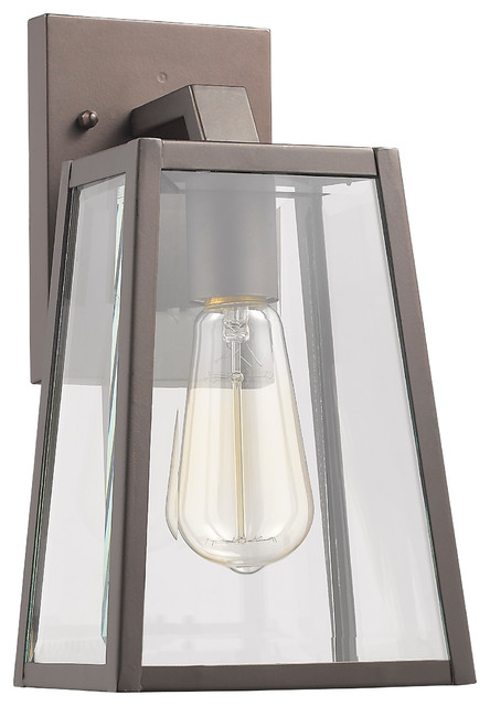Leodegrance 1 Light Outdoor Wall Sconce 11 High Contemporary Leodegrance 1 Light Outdoor Wall Sconce 11 High Rubbed Bronze