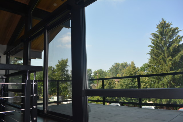 International Modern Stone Anderson E-Series Windows transitional-hall