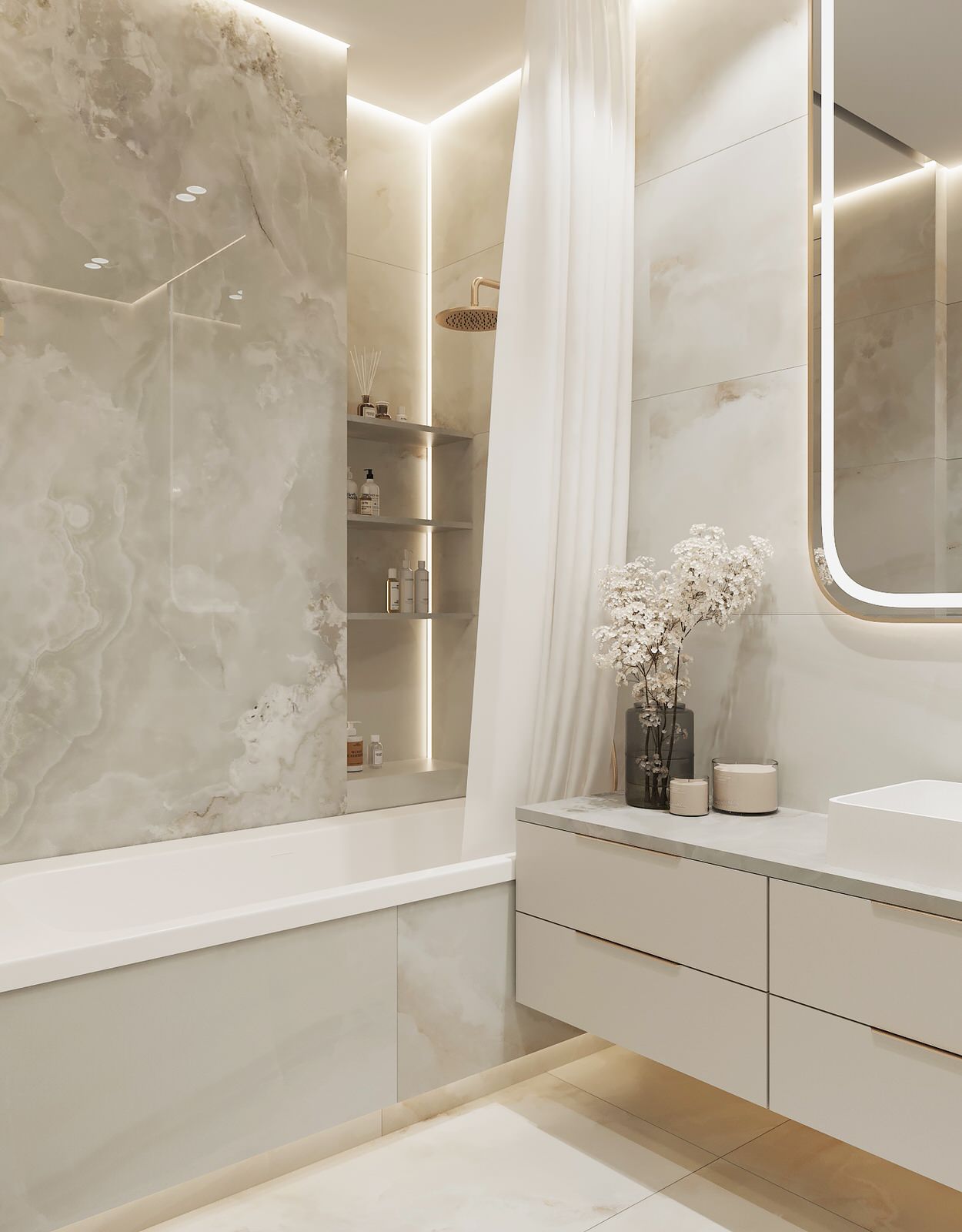 2023г. Интерьер квартиры 134 м2 в ЖК "Чикаго"