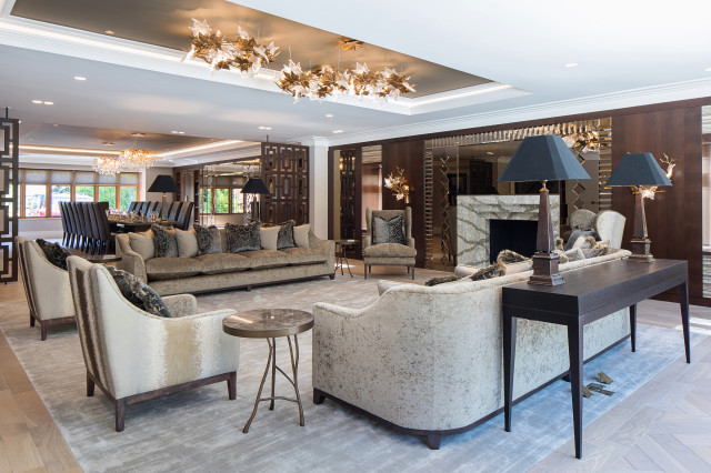 World End Lane contemporary-vardagsrum