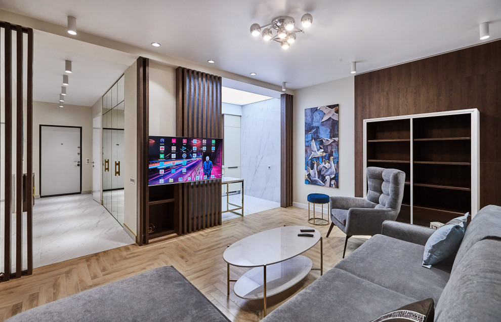 Современная квартира свободной планировки