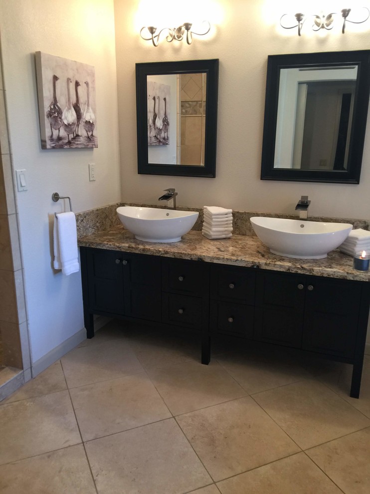 same corner-complete with double sink vanity ...