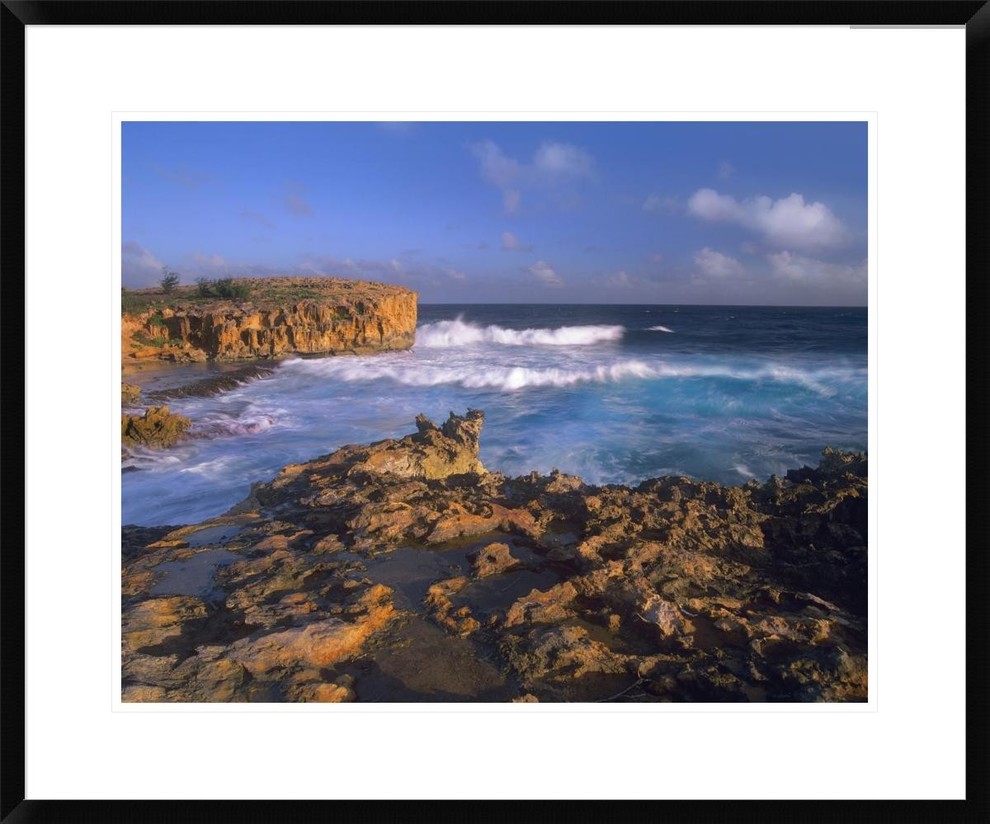 Pacific Ocean Waves and Cliffs At Keoneloa Bay, 30